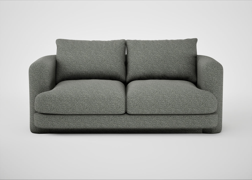 Rafi 2 Seater Sofa Boucle Tweed Lapis