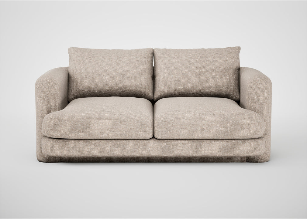 Rafi 2 Seater Sofa Boucle Tweed Pearl