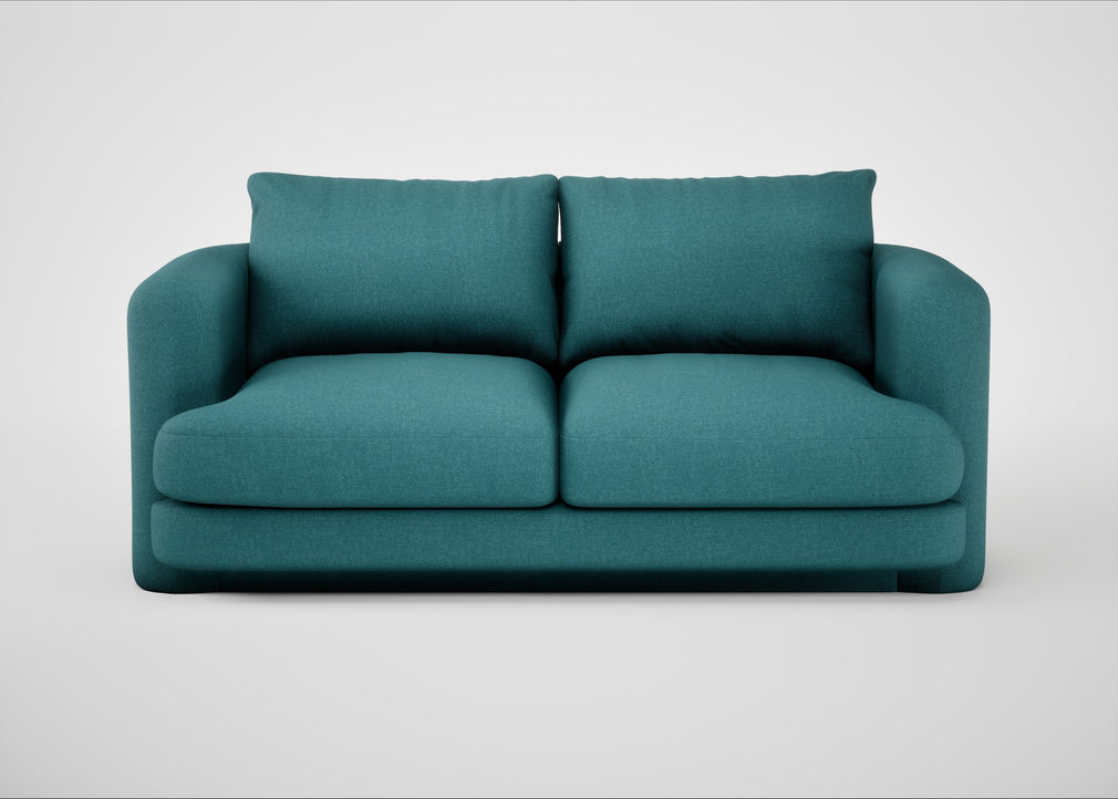 Rafi 2 Seater Sofa Brushed Cotton Cadet