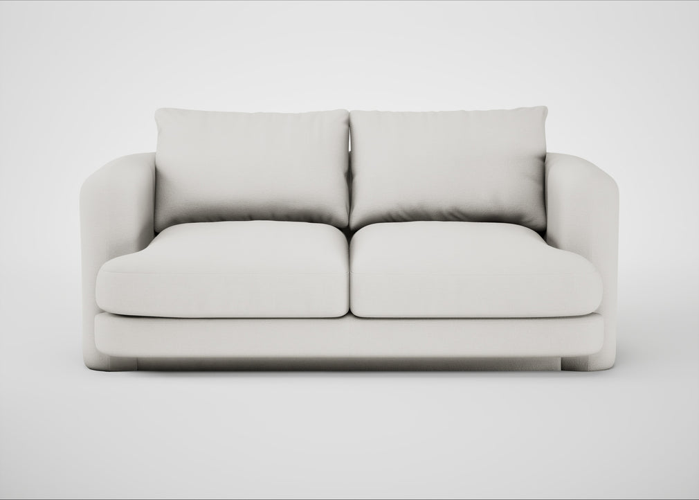 Rafi 2 Seater Sofa Capelo Linen-Cotton Sea Salt