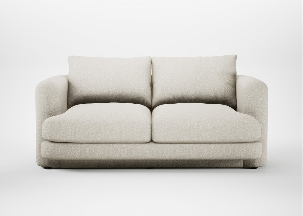 Rafi 2 Seater Sofa Chunky Boucle Ecru