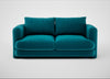 Rafi 2 Seater Sofa Cotton Velvet Teal