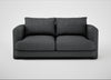 Rafi 2 Seater Sofa Melton Wool Granite