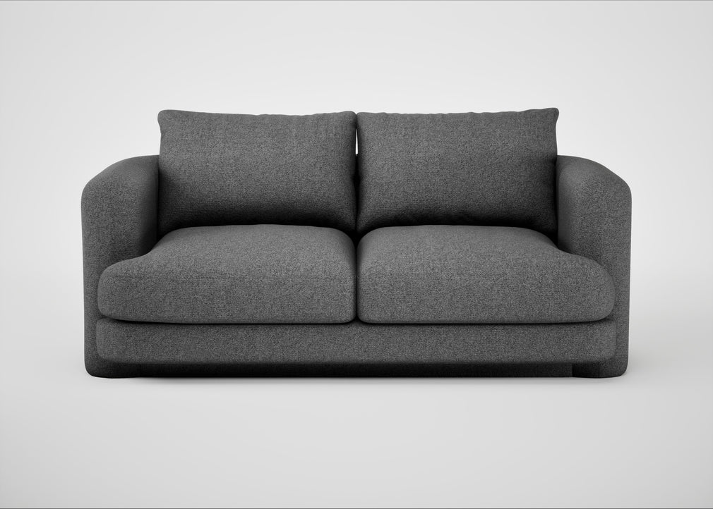 Rafi 2 Seater Sofa Melton Wool Shale