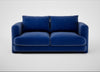 Rafi 2 Seater Sofa Smart Luxe Velvet Azure