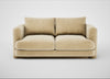 Rafi 2 Seater Sofa Smart Luxe Velvet Biscuit