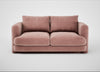 Rafi 2 Seater Sofa Smart Luxe Velvet Dusky Pink