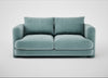 Rafi 2 Seater Sofa Smart Luxe Velvet Mineral Blue