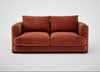 Rafi 2 Seater Sofa Smart Luxe Velvet Tawny