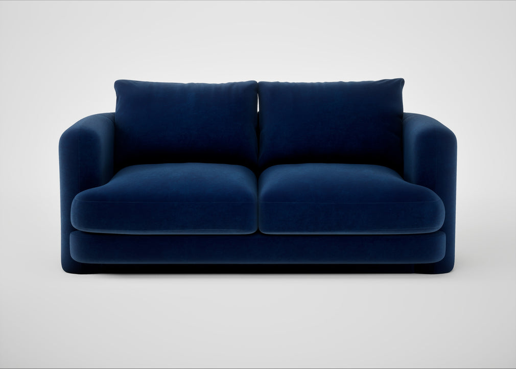Rafi 2 Seater Sofa Smart Velvet Dusk
