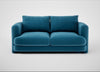 Rafi 2 Seater Sofa Smart Velvet Ocean Blue