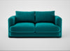 Rafi 2 Seater Sofa Smart Velvet Petrol