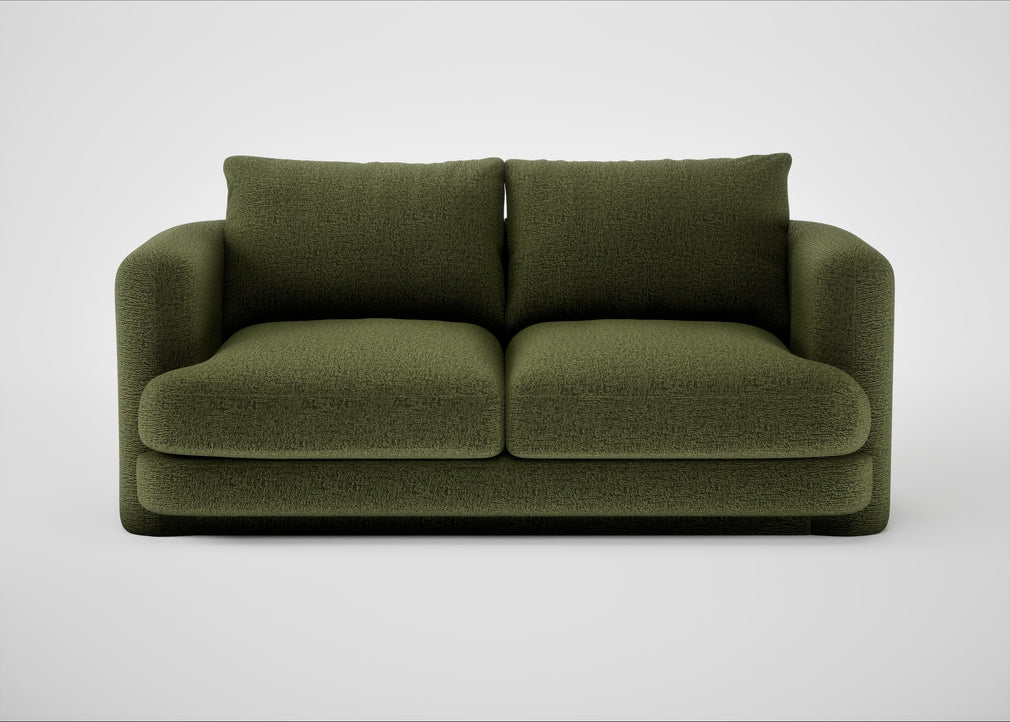 Rafi 2 Seater Sofa Boucle Velvet Wilder
