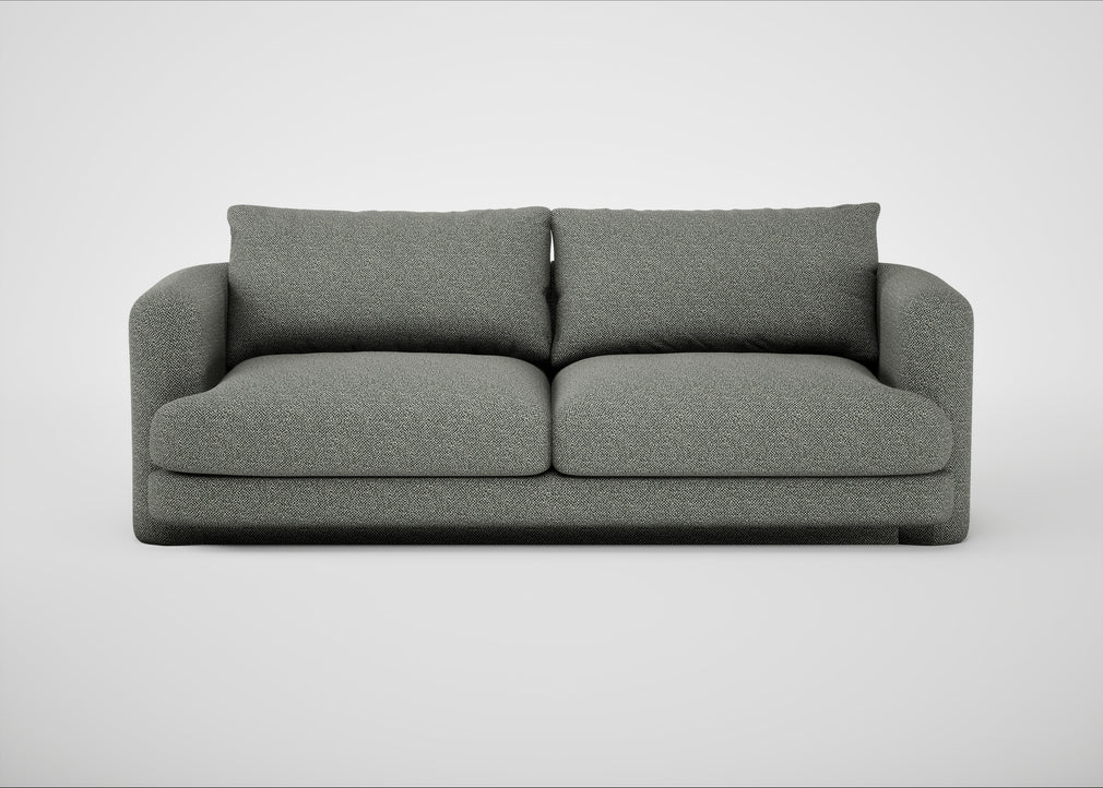 Rafi 3 Seater Sofa Boucle Tweed Lapis