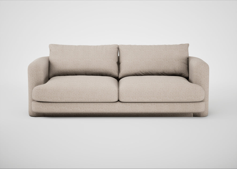 Rafi 3 Seater Sofa Boucle Tweed Pearl