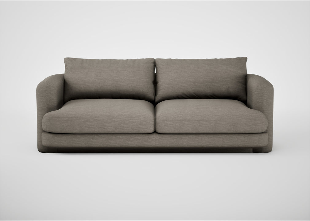 Rafi 3 Seater Sofa Broad Weave Pebble