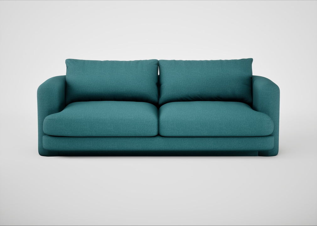 Rafi 3 Seater Sofa Brushed Cotton Cadet