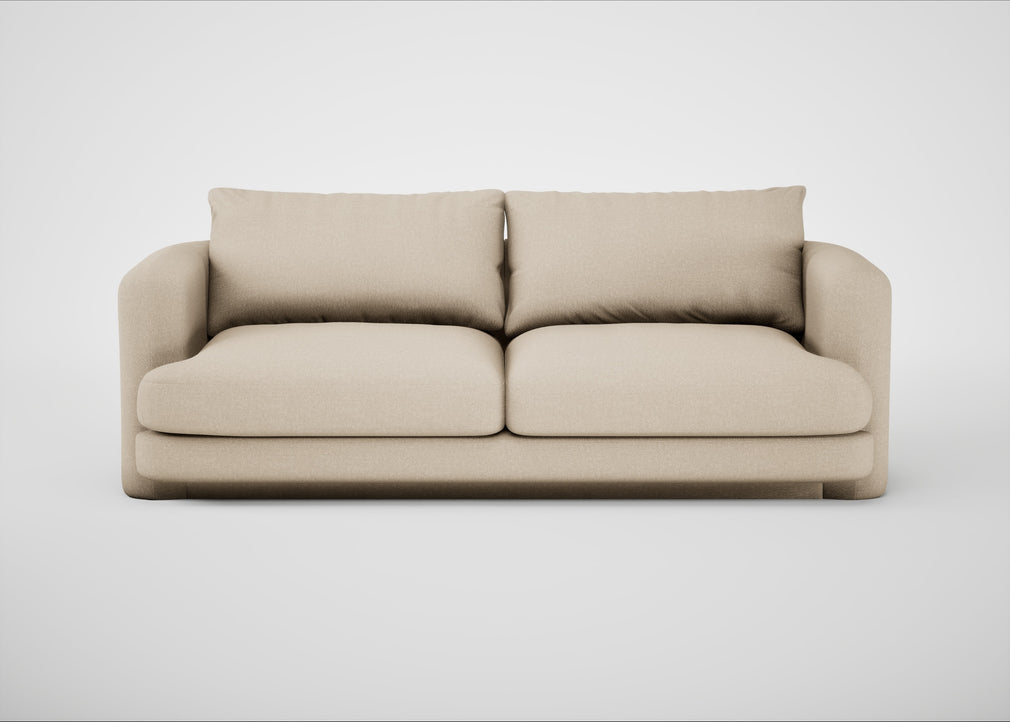 Rafi 3 Seater Sofa Brushed Cotton Oat