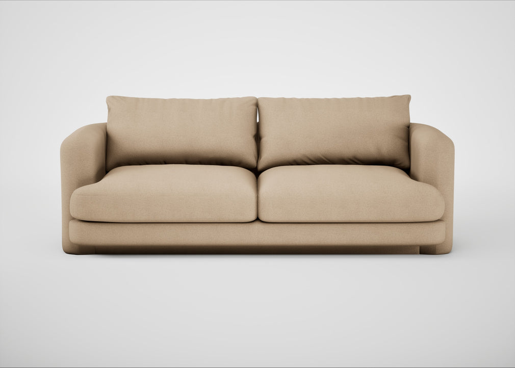 Rafi 3 Seater Sofa Capelo Linen-Cotton Bamboo
