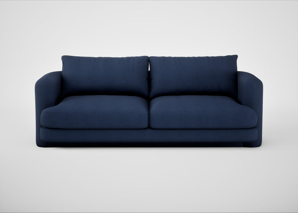 Rafi 3 Seater Sofa Capelo Linen-Cotton Inkspot