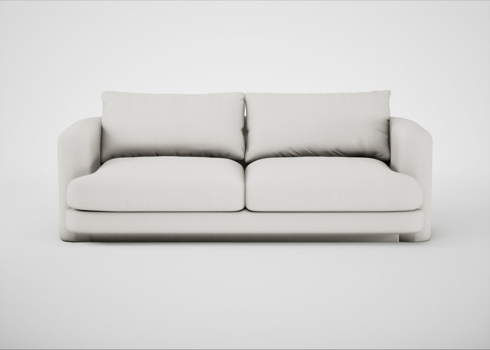 Rafi 3 Seater Sofa Capelo Linen-Cotton Sea Salt