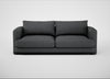 Rafi 3 Seater Sofa Melton Wool Granite