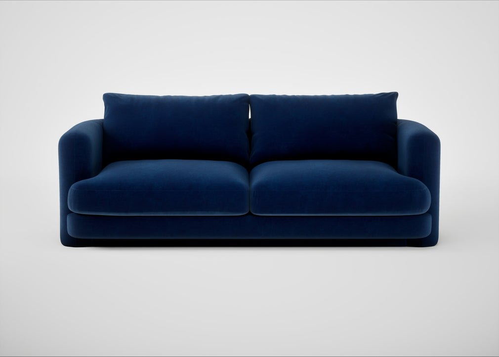 Rafi 3 Seater Sofa Smart Velvet Dusk