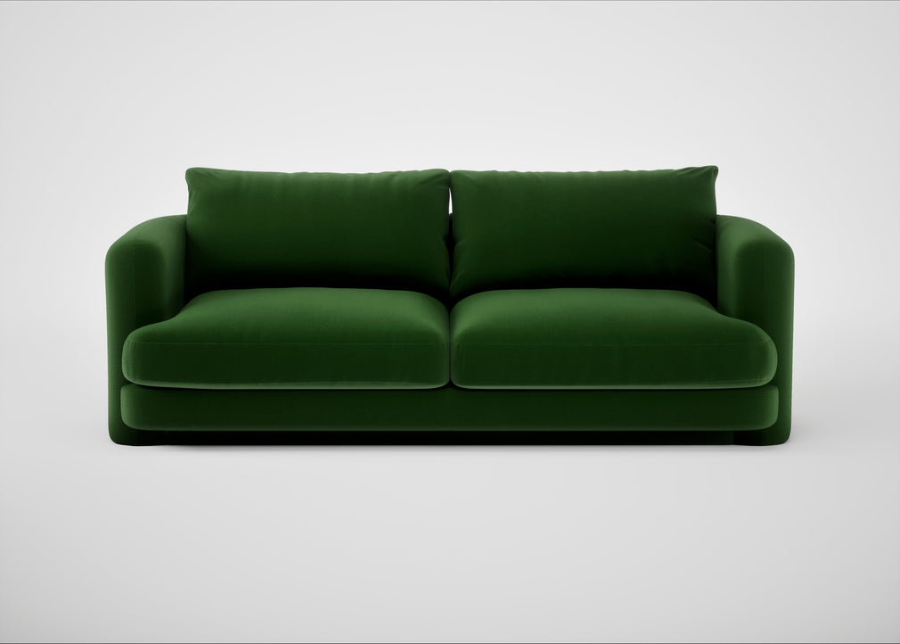 Rafi 3 Seater Sofa Smart Velvet Forest