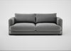 Rafi 3 Seater Sofa Smart Velvet Mercury