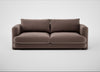 Rafi 3 Seater Sofa Smart Velvet Mouse