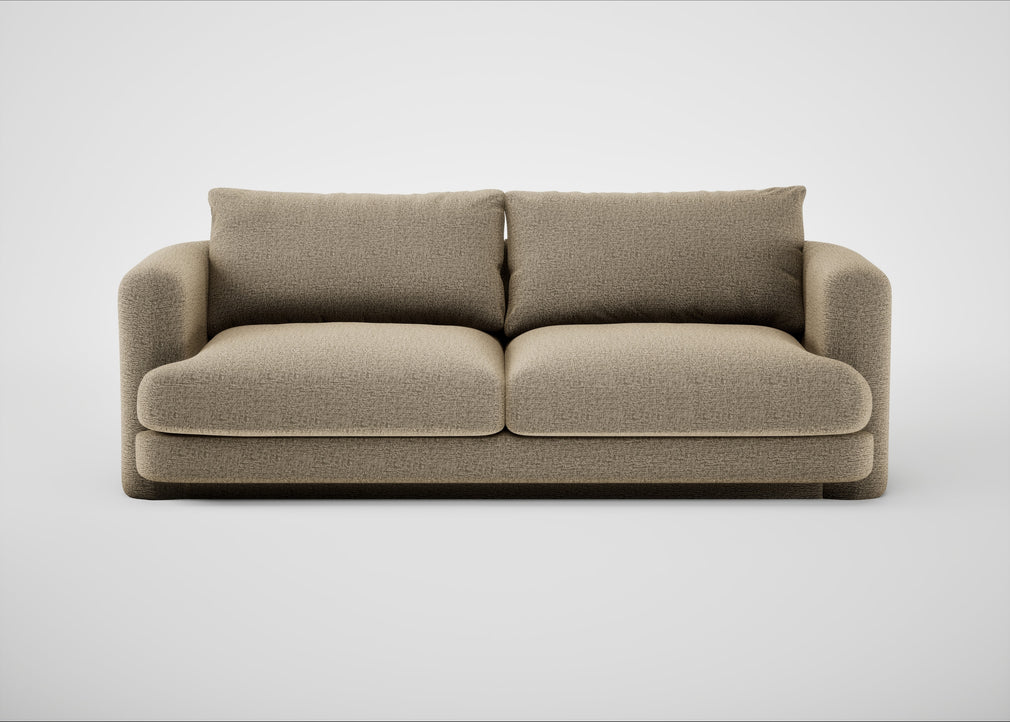 Rafi 3 Seater Sofa Boucle Velvet Rocky
