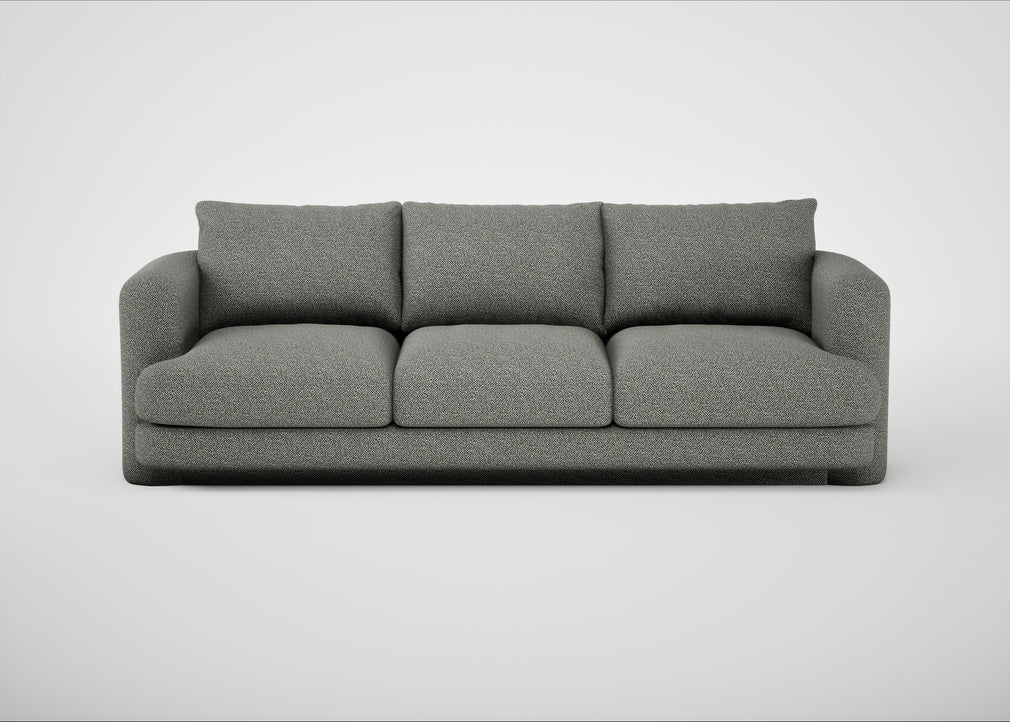 Rafi 4 Seater Sofa Boucle Tweed Lapis
