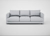 Rafi 4 Seater Sofa Broad Weave Tin