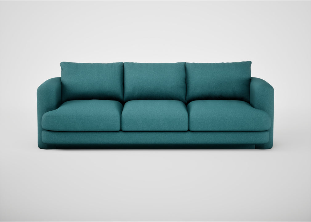Rafi 4 Seater Sofa Brushed Cotton Cadet