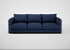 Rafi 4 Seater Sofa Capelo Linen-Cotton Inkspot