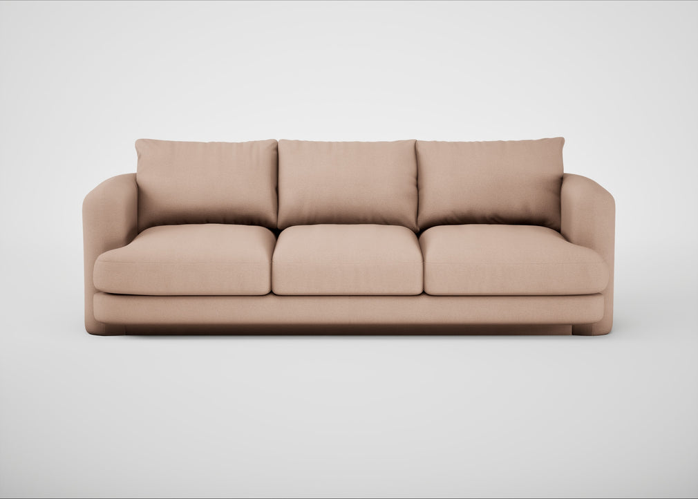 Rafi 4 Seater Sofa Capelo Linen-Cotton Rosedale