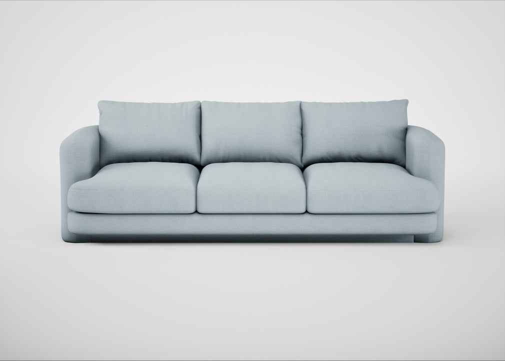 Rafi 4 Seater Sofa Capelo Linen-Cotton Sea Shanty