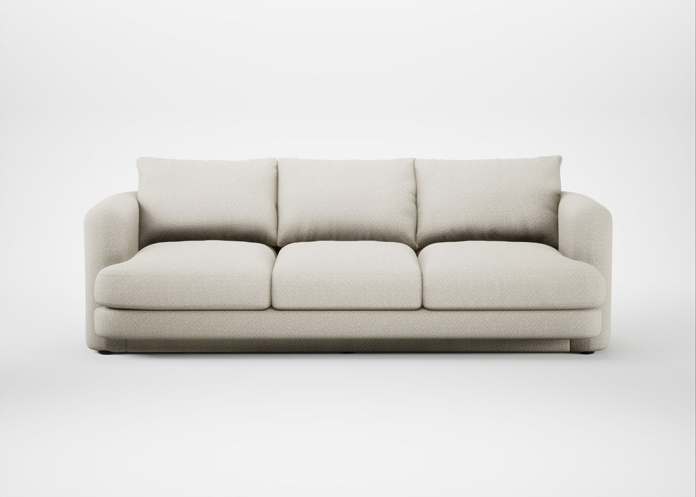 Rafi 4 Seater Sofa Chunky Boucle Ecru