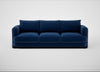 Rafi 4 Seater Sofa Cotton Velvet Midnight