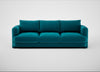 Rafi 4 Seater Sofa Cotton Velvet Teal