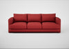 Rafi 4 Seater Sofa Melton Wool Red Oxide