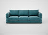 Rafi 4 Seater Sofa Smart Luxe Velvet Airforce Blue