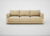 Rafi 4 Seater Sofa Smart Luxe Velvet Biscuit
