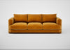 Rafi 4 Seater Sofa Smart Luxe Velvet Cognac