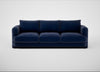 Rafi 4 Seater Sofa Smart Luxe Velvet Midnight