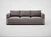 Rafi 4 Seater Sofa Smart Luxe Velvet Mushroom