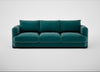 Rafi 4 Seater Sofa Smart Luxe Velvet Ocean Green