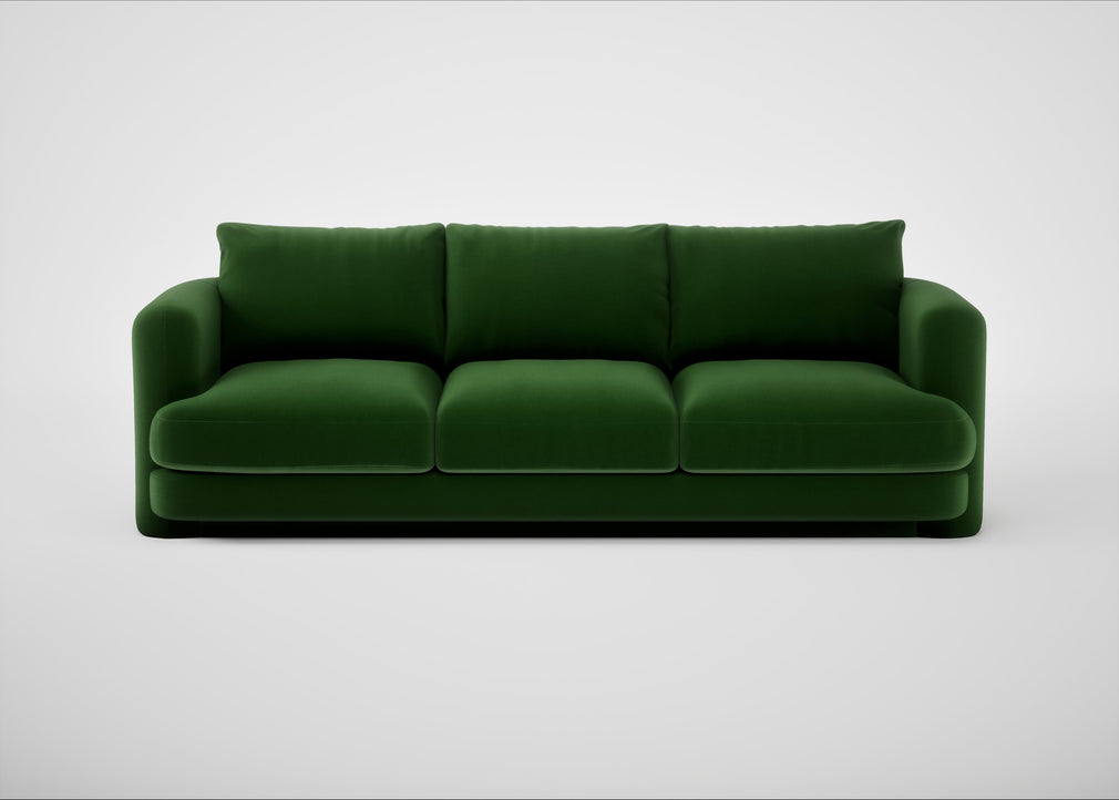 Rafi 4 Seater Sofa Smart Velvet Forest
