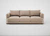 Rafi 4 Seater Sofa Smart Velvet Pebble