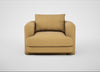 Rafi Armchair Boucle Tweed Citrine / Non-Swivel